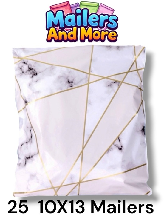 Other - 25 10X13 Marble Poly Mailers PRICE IS FIRM